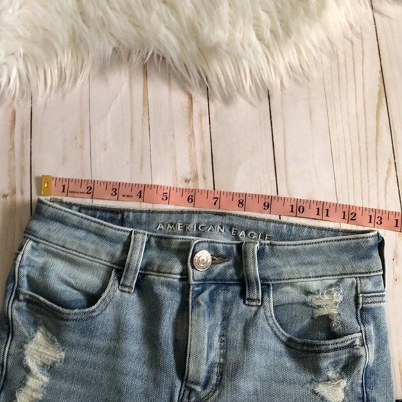 American Eagle The Dream Jean hi- rise Jegging size 0 EUC - Picture 12 of 14